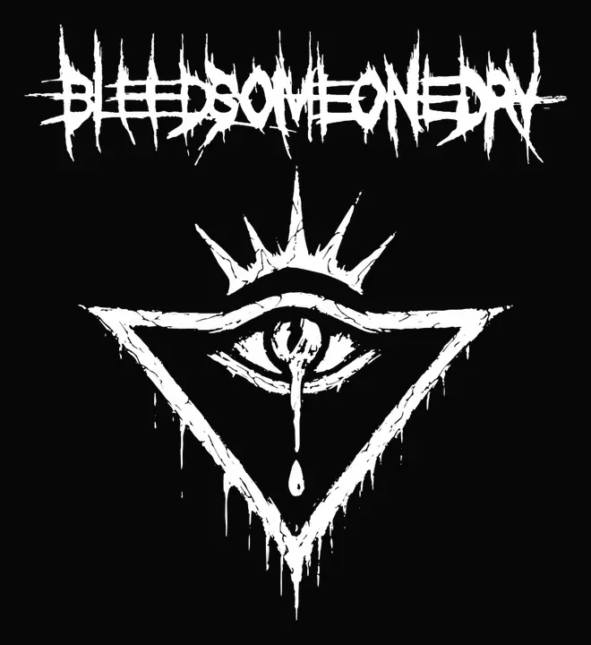 Full logo: wordmark above the eye-in-triangle symbol
