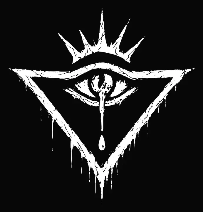 Symbol: an eye inside a triangle under a crown